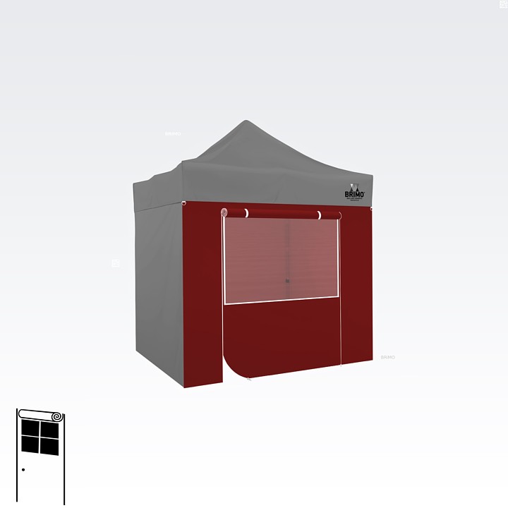 2м стена с врата