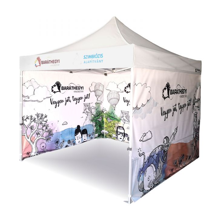 Механично регулируем търговски навес